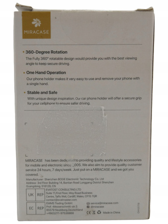 Miracase Uchwyt samochodowy na telefon komórkowy