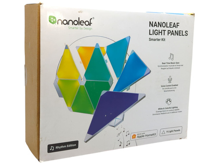 Panele świetlny Led Nanoleaf NL22 Nanoleaf Canvas Smarter Kit 9 trójkątów