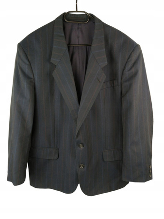 MARYNARKA MĘSKA ROZMIAR 29 GRANATOWA W PRĄŻKI