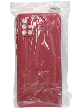 Etui Plecki do Samsung Galaxy A51 Silicon Case czerwone