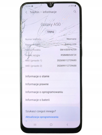 Smartfon Samsung Galaxy A50 SM-A505FN/DS 4/128GB 6,4" Biały