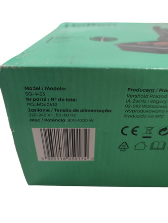 Składany grill elektryczny Hoffen SG-4433 1000 W