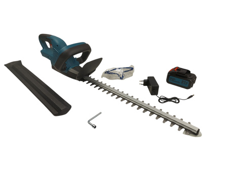 Nożyce akumulatorowe do żywopłotu JY-HT220 500W 21V + okulary ochronne
