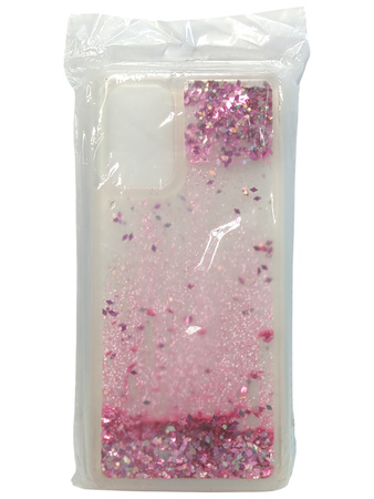 Etui Plecki do Samsung Galaxy A32 5G / M32 Liquid Sparkle różowe