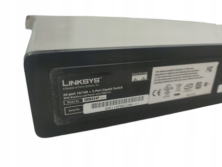Cisco Linksys SRW224P 24-portowy switch