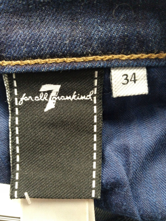 Męskie spodnie jeansowe 7 for All Mankind, rozmiar 34,