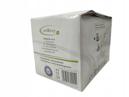 Wentylator łazienkowy kanałowy biały airRoxy 01-074 15W 104m3/h 35Pa