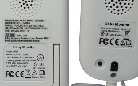 Niania elektroniczna GHB UU24 2.4" LCD kamera 300m