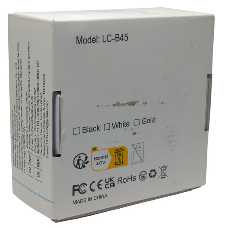 Słuchawka New Bee LC-B45 Bluetooth 5.0 mono 160mAh 20h USB-C