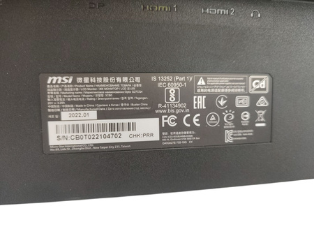 Monitor LED MSI G273CQ 27 " 2560 x 1440 px VA