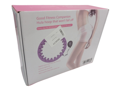 Regulowane Hula hop GOOD FITNES Niebieskie