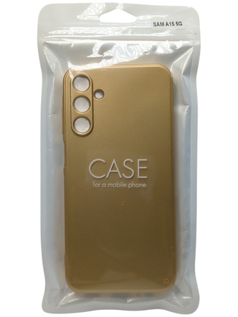Etui Case Plecki METALLIC do Samsung Galaxy A15 5G złoty