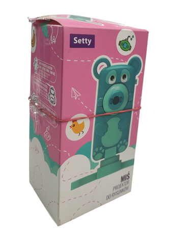 Setty MIŚ Projektor do Rysunków 6 Kart Projekcyjnych Zielony