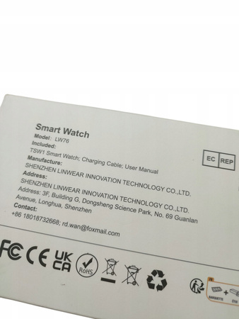 Smartwatch Tuyoma LW76 1,91" IP68 Bluetooth