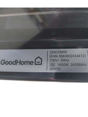 Piekarnik do zabudowy GoodHome Bamia GHCOM50 z funkcją mikrofali 50 l