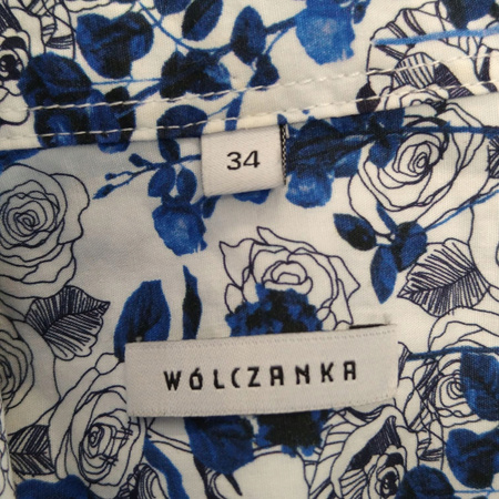 KOSZULA DAMSKA WÓLCZANKA ROZMIAR 34 NIEBIESKA