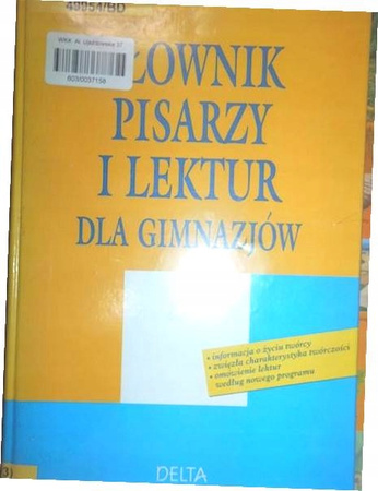 Słownik pisarzy i lektur dla gimnazjów Janusz Termer, Tomasz Miłkowski