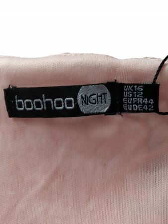 SUKIENKA BOOHOO ROZMIAR 42/44 PUDROWY RÓŻ