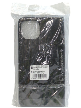 Etui z klapką do Iphone 13 Magnetic Case czarne