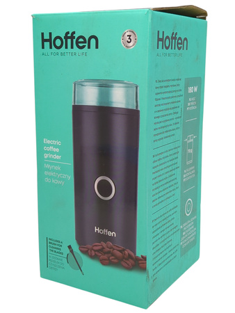 Młynek elektryczny do kawy 180W 70g HOFFEN AK-0547