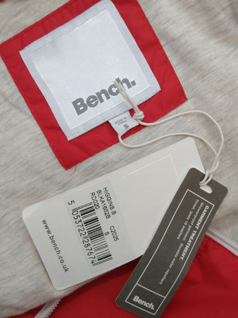Bezrękawnik damski BENCH. Rozmiar S CZERWONY