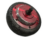 SILNIK Z OPONĄ C24V190519502 CZERWONY KOŁO HULAJNOGI MOTUS 6,5