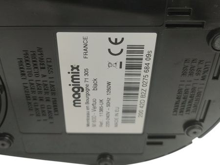 Ekspres na kapsułki Magimix Nespresso M600 Vertuo czarny