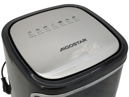Frytkownica beztłuszczowa Aigostar 300010IBT 7 l 1900 W czarna
