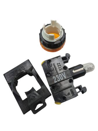 LAMPKA SYGNALIZACYJNA ST22-LG-230-BA9S IP65 SPAMEL