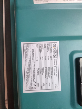 Generator prądu Agregat Könner & Söhnen KS 2900 benzynowy 2,9 kW