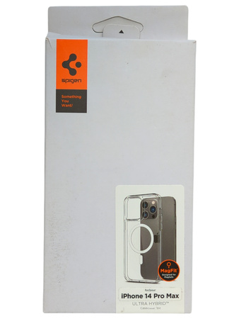 Etui Spigen Ultra Hybrid Mag z MagSafe do iPhone 14 Pro Max przezroczyste