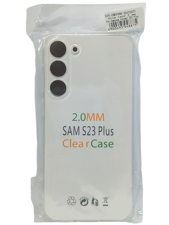 Etui Plecki do Samsung Galaxy S23 Plus Clear Case 2mm bezbarwne