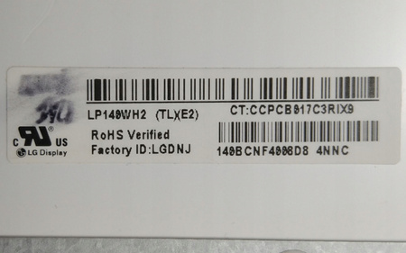 Matryca LG LP140WH2(TL)(E2) 14" 1366x768px