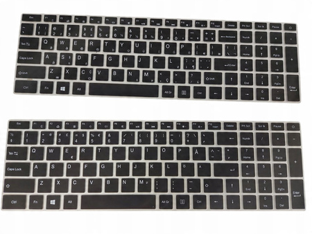 Folia ochronna na klawiaturę do laptopa SGIN M15 Pro (PL, DE, GB)