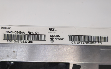 Matryca Innolux N140HCE-EAA 14 FHD 1920x1080 IPS LED 30pin Matowa