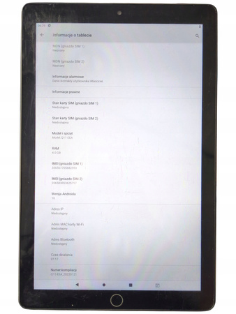 Tablet Yotopt Q11-EEA 10'' 4/64GB Android Czarny