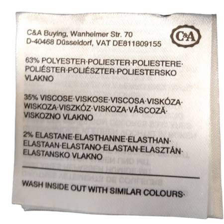 Spodnie Damskie C&A Rozmiar 38 - Czarne