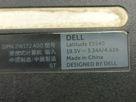 Laptop Dell Latitude E5540 i3-4010U|4GB DDR3L| 320GB HDD