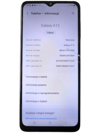 Smartfon Samsung Galaxy A12 SM-A125F/DSN 4/64GB