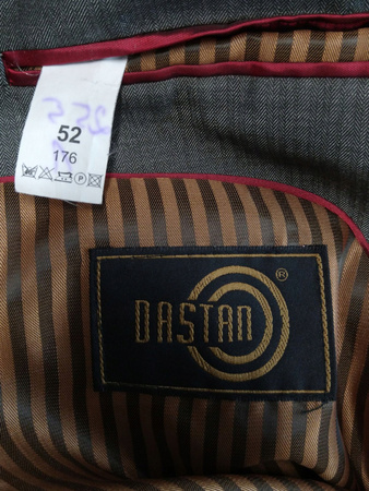 Marynarka męska DASTAN Rozmiar 176 Szara