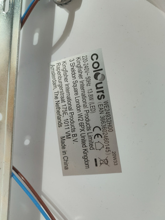 SPOT SUFITOWY PLAFON LED COLOURS 13.8W BIAŁY