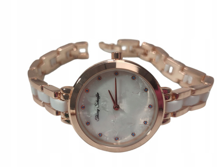 ZESTAW ZEGAREK DAMSKI BRANSOLETKA THIERRY SCHAEFFER 230074-WW-PB