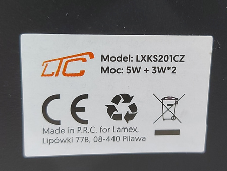 Głośniki komputerowe 2.1 LTC LXKS201CZ Czarny