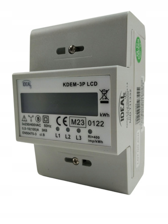 Licznik energii 100A 3x230/400V KDEM-3P LCD