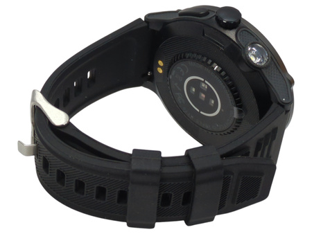 Wodoodporny smartwatch KT76 1.53" latarka kompas BT