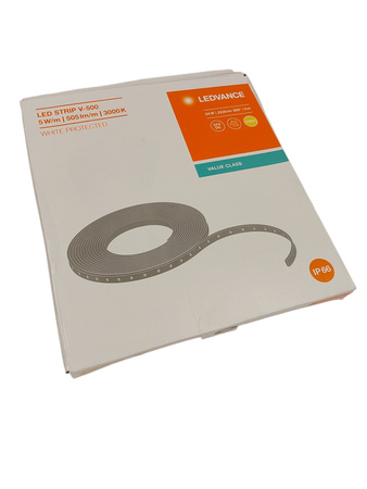 Taśma LED STRIP V-500 24 W 24 V 500 LED 3000 K 5 m IP65 LEDVANCE
