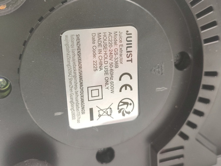 SOKOWIRÓWKA DO WARZYW I OWOCÓW 600W Juilist GS-336B