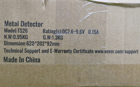 Wykrywacz metali Vevor TS26 IP68 wodoodporny, regulowany