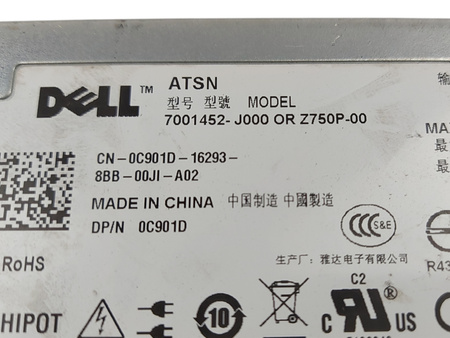 Oryginalny zasilacz serwerowy Dell 7001452-J000 OR Z750P-00