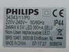 Lampa ścienna Philips Seabird chrom 2x4.5W LED SELV 34343/11/P0